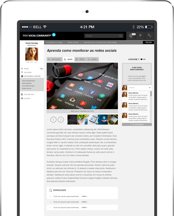 HTML app template